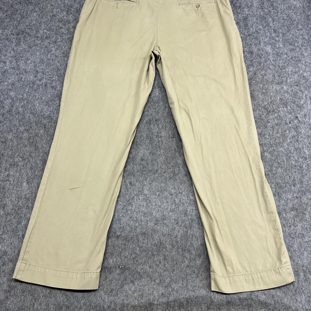 Polo Ralph Lauren Pants Mens 38x32 Beige Suffield Chino Classic Fit Preppy - Picture 10 of 15